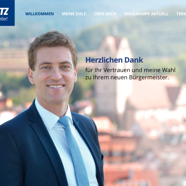 Tobias Metz ist nach fairem Wahlkampf neuer Bürgermeister von Endingen